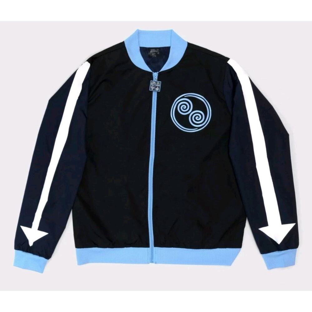 CultureFly Avatar The Last Airbender Nickelodeon Track Jacket Navy Aang Sz XL